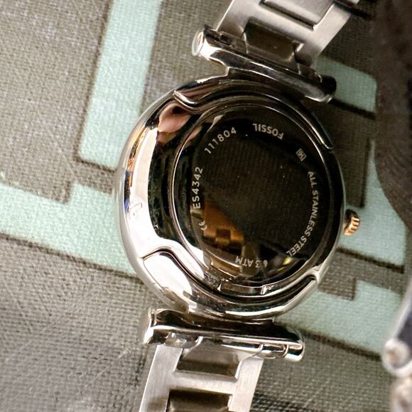 Fossil ES4342 Carlie Three-Hand Two-Tone Stainless Steel Watch main image 5